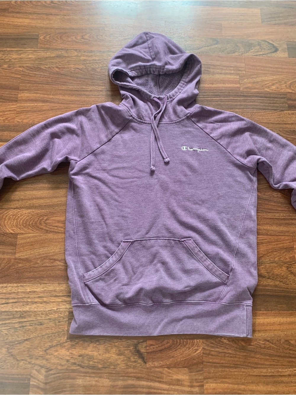 Champion Athletic Hoodie Sweatshirt Pullover Purple Size Small RN 15763